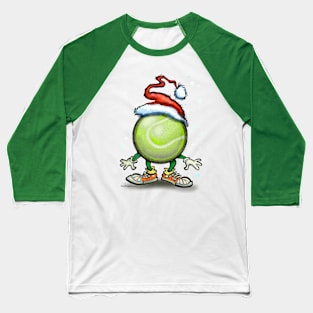 Tennis Christmas Baseball T-Shirt